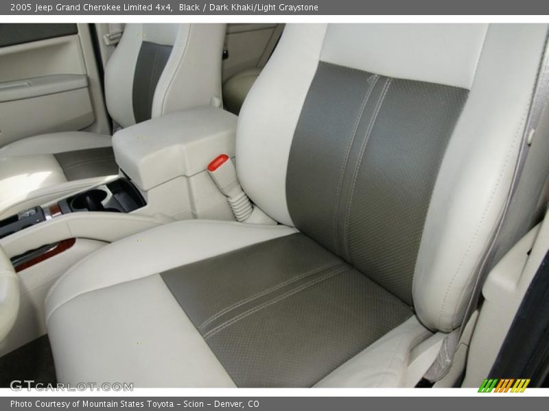Black / Dark Khaki/Light Graystone 2005 Jeep Grand Cherokee Limited 4x4