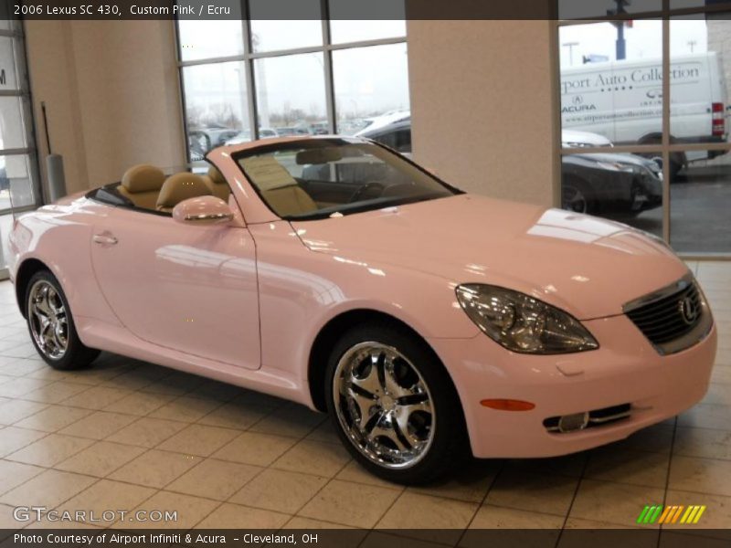 Custom Pink / Ecru 2006 Lexus SC 430