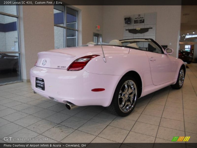 Custom Pink / Ecru 2006 Lexus SC 430