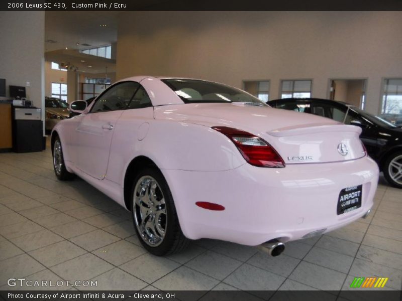 Custom Pink / Ecru 2006 Lexus SC 430