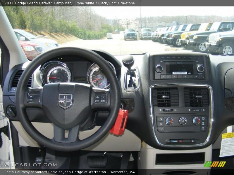 Dashboard of 2011 Grand Caravan Cargo Van