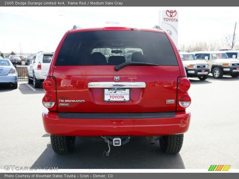 Flame Red / Medium Slate Gray 2005 Dodge Durango Limited 4x4