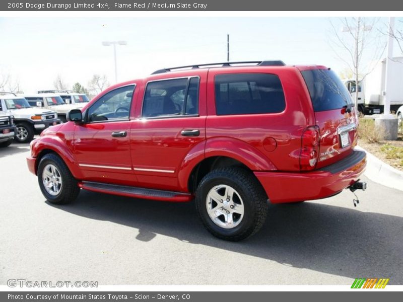 Flame Red / Medium Slate Gray 2005 Dodge Durango Limited 4x4