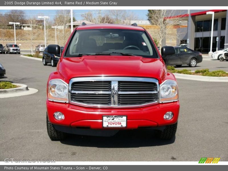 Flame Red / Medium Slate Gray 2005 Dodge Durango Limited 4x4