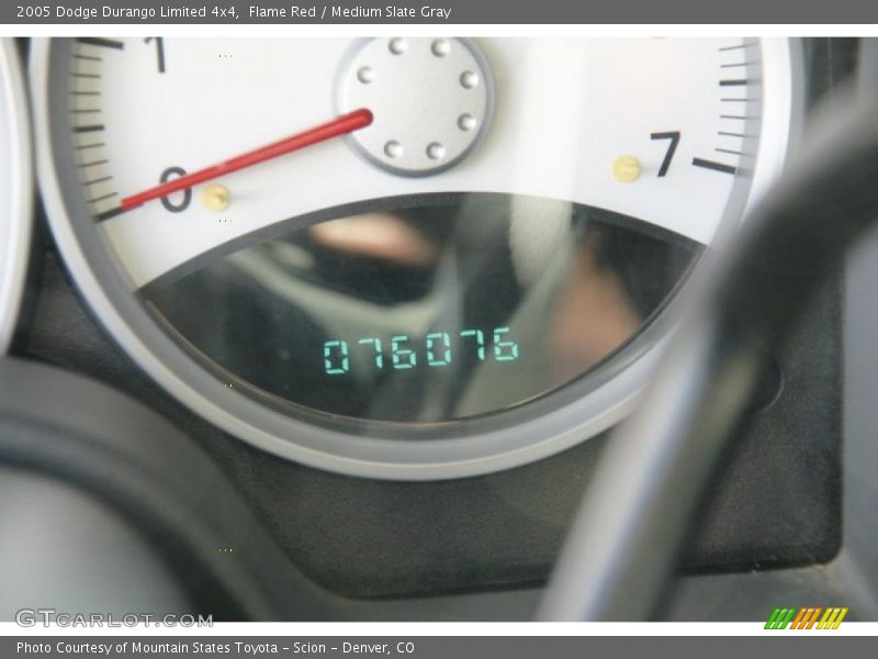 Flame Red / Medium Slate Gray 2005 Dodge Durango Limited 4x4