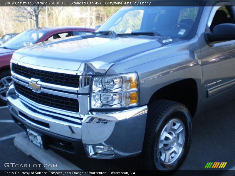 Graystone Metallic / Ebony 2009 Chevrolet Silverado 2500HD LT Extended Cab 4x4