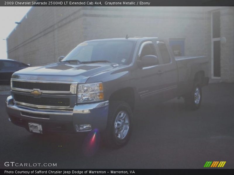 Graystone Metallic / Ebony 2009 Chevrolet Silverado 2500HD LT Extended Cab 4x4