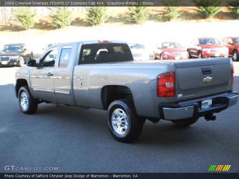 Graystone Metallic / Ebony 2009 Chevrolet Silverado 2500HD LT Extended Cab 4x4