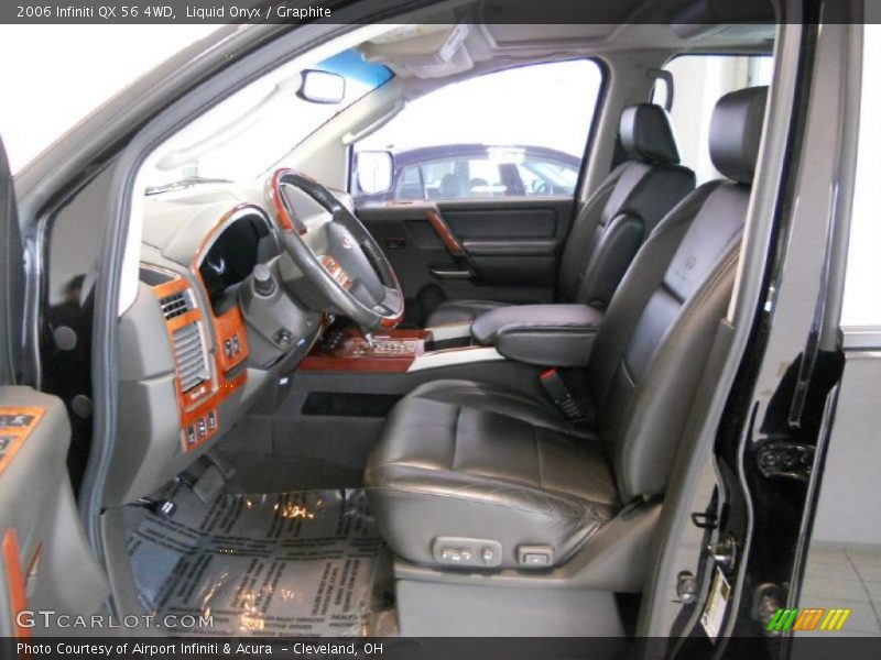  2006 QX 56 4WD Graphite Interior
