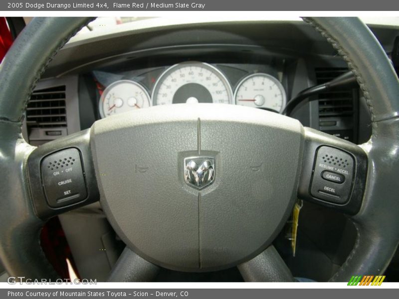 Flame Red / Medium Slate Gray 2005 Dodge Durango Limited 4x4