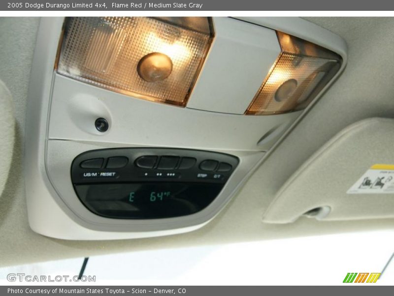 Flame Red / Medium Slate Gray 2005 Dodge Durango Limited 4x4