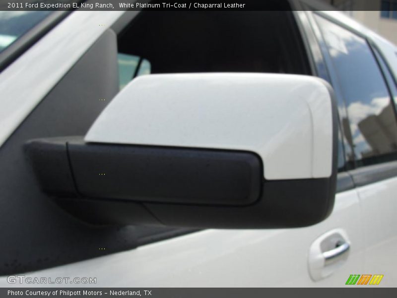 White Platinum Tri-Coat / Chaparral Leather 2011 Ford Expedition EL King Ranch