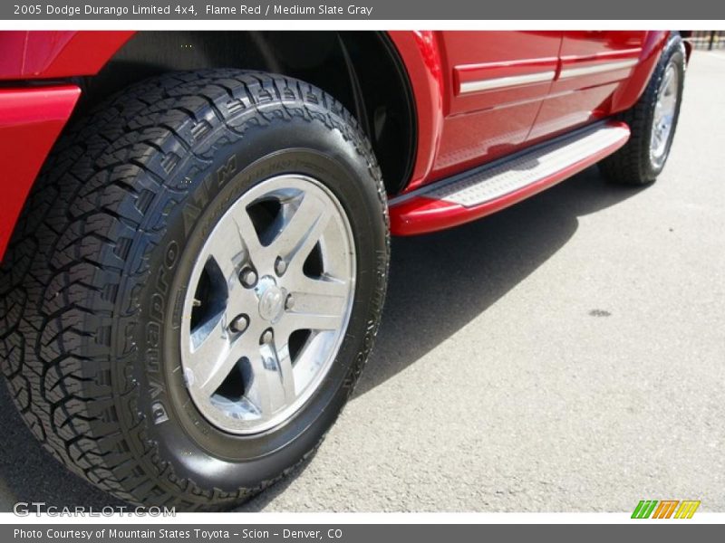Flame Red / Medium Slate Gray 2005 Dodge Durango Limited 4x4