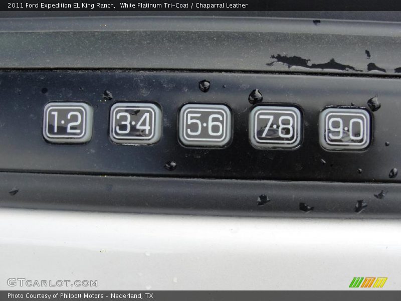 White Platinum Tri-Coat / Chaparral Leather 2011 Ford Expedition EL King Ranch