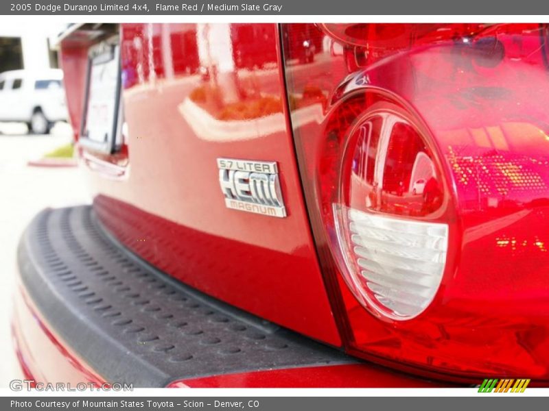 Flame Red / Medium Slate Gray 2005 Dodge Durango Limited 4x4
