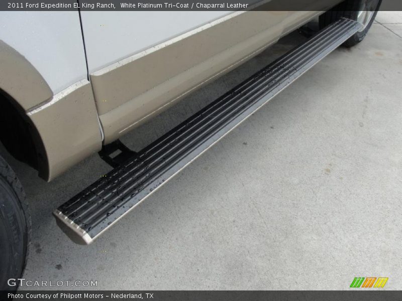 White Platinum Tri-Coat / Chaparral Leather 2011 Ford Expedition EL King Ranch