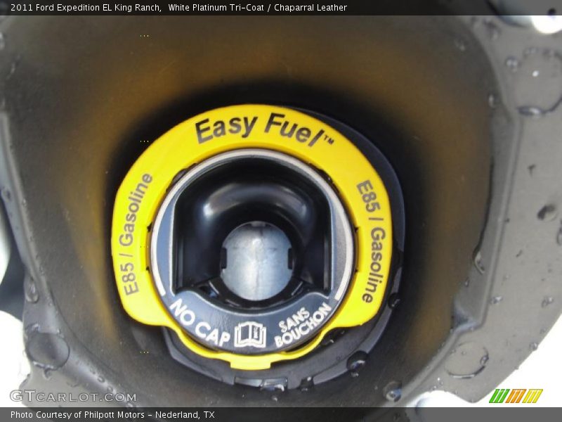 White Platinum Tri-Coat / Chaparral Leather 2011 Ford Expedition EL King Ranch