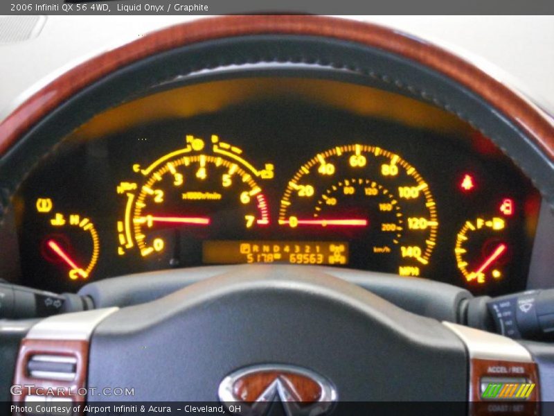 Liquid Onyx / Graphite 2006 Infiniti QX 56 4WD
