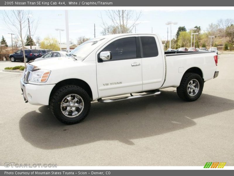  2005 Titan SE King Cab 4x4 White