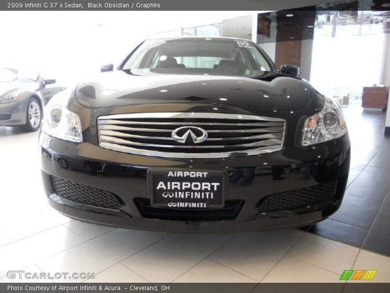 Black Obsidian / Graphite 2009 Infiniti G 37 x Sedan