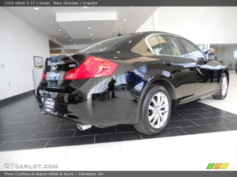 Black Obsidian / Graphite 2009 Infiniti G 37 x Sedan