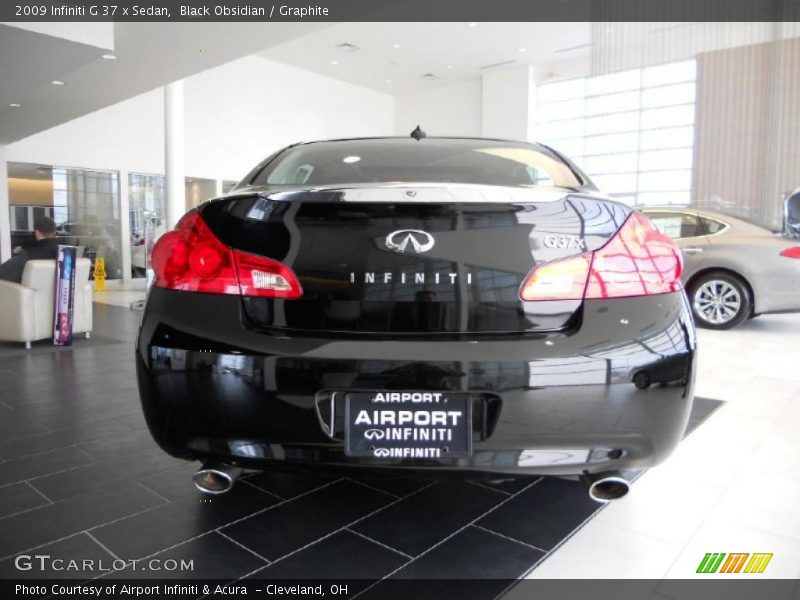Black Obsidian / Graphite 2009 Infiniti G 37 x Sedan