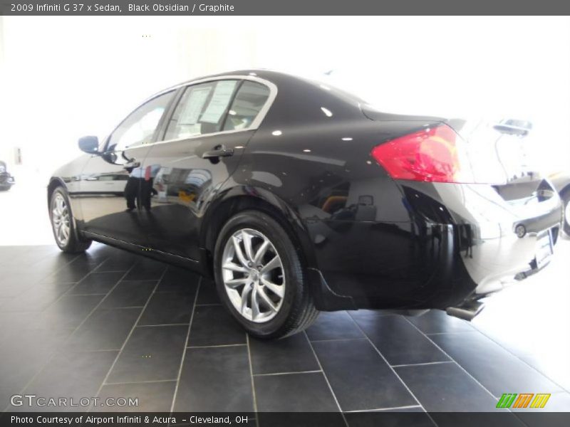Black Obsidian / Graphite 2009 Infiniti G 37 x Sedan