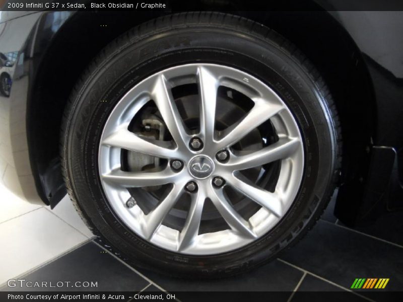 Black Obsidian / Graphite 2009 Infiniti G 37 x Sedan