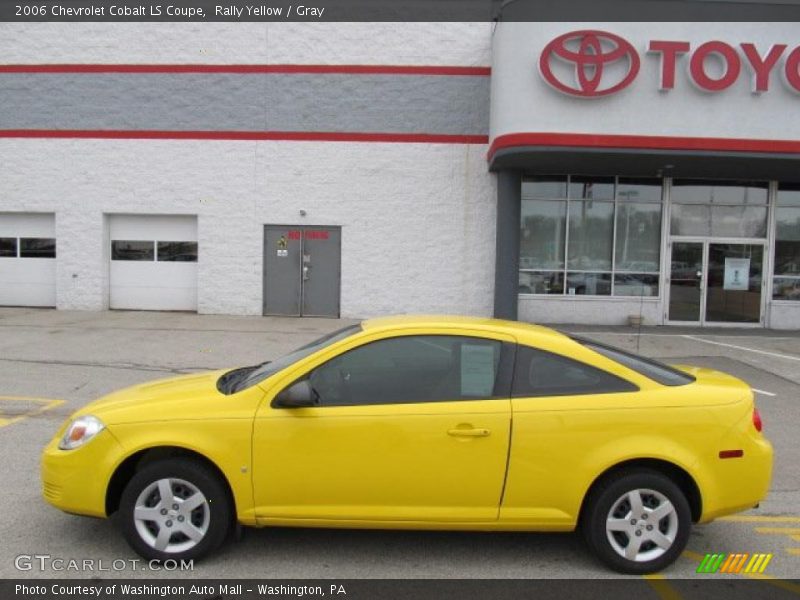 Rally Yellow / Gray 2006 Chevrolet Cobalt LS Coupe