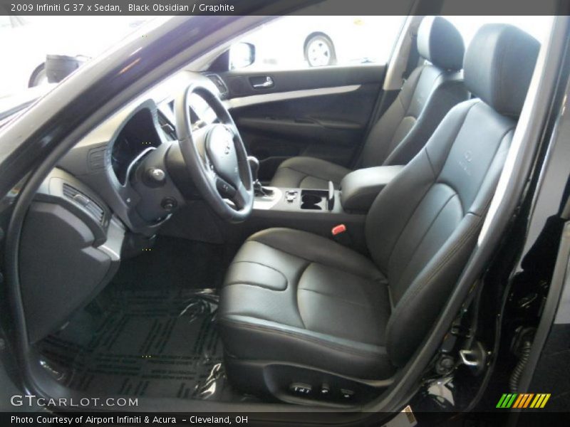 Black Obsidian / Graphite 2009 Infiniti G 37 x Sedan