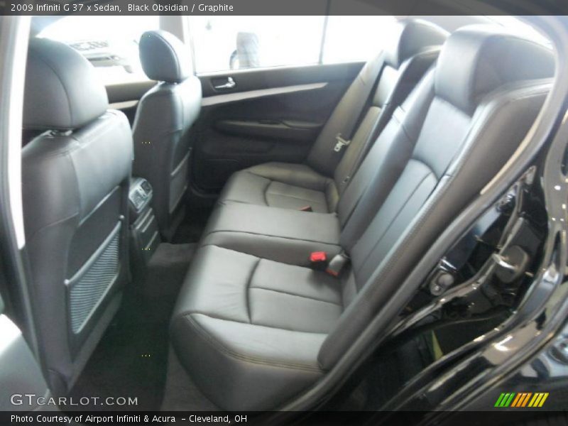 Black Obsidian / Graphite 2009 Infiniti G 37 x Sedan