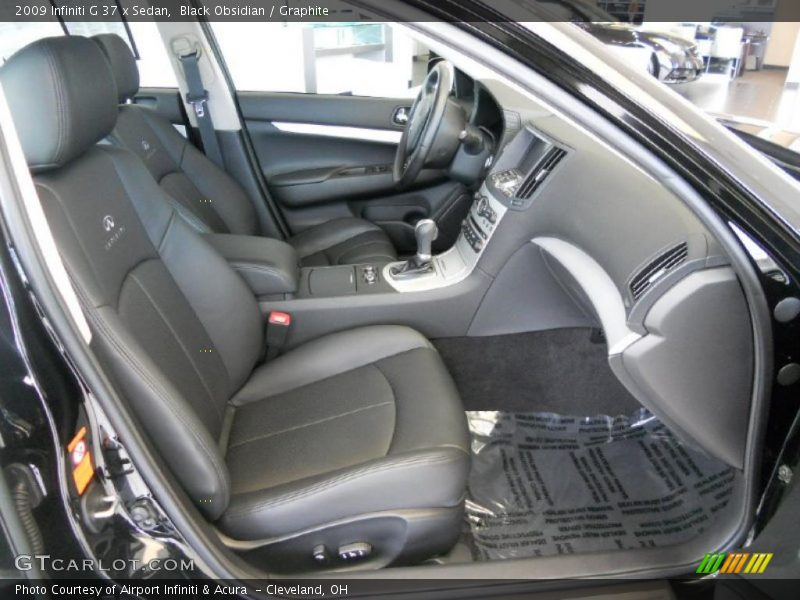 Black Obsidian / Graphite 2009 Infiniti G 37 x Sedan