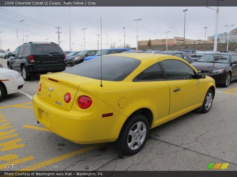 Rally Yellow / Gray 2006 Chevrolet Cobalt LS Coupe