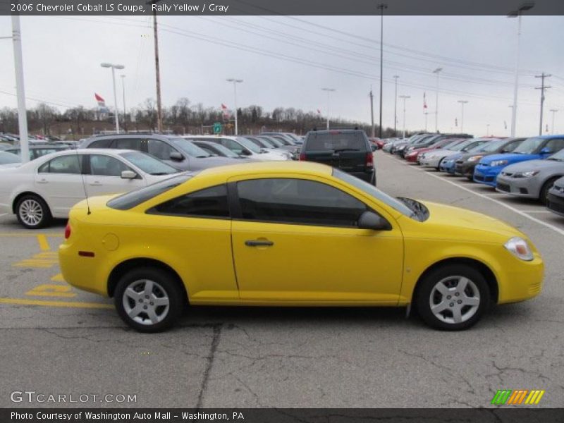 Rally Yellow / Gray 2006 Chevrolet Cobalt LS Coupe