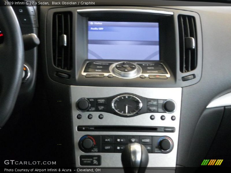Black Obsidian / Graphite 2009 Infiniti G 37 x Sedan
