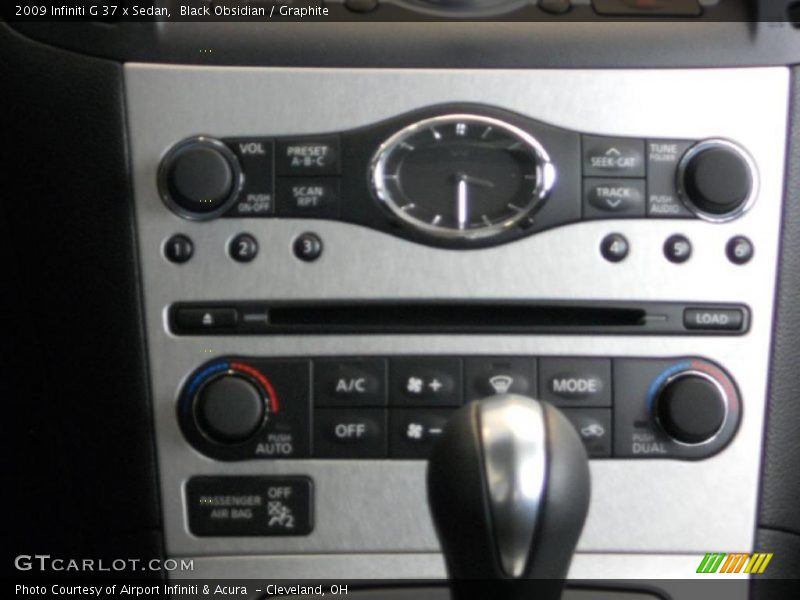 Black Obsidian / Graphite 2009 Infiniti G 37 x Sedan