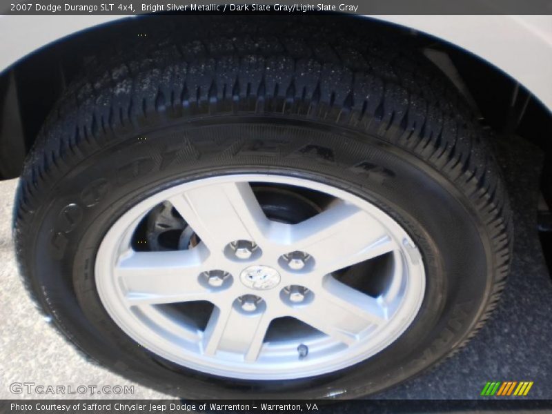 Bright Silver Metallic / Dark Slate Gray/Light Slate Gray 2007 Dodge Durango SLT 4x4
