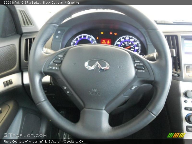 Black Obsidian / Graphite 2009 Infiniti G 37 x Sedan