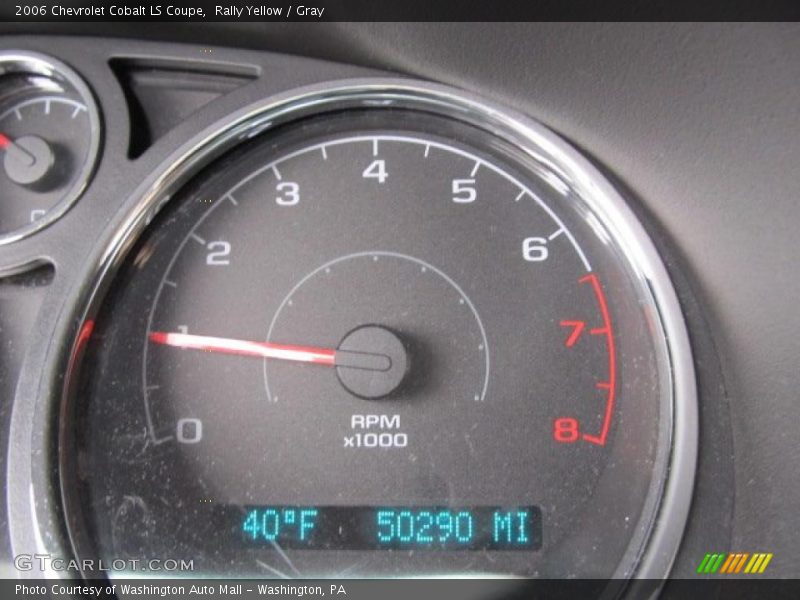 Rally Yellow / Gray 2006 Chevrolet Cobalt LS Coupe