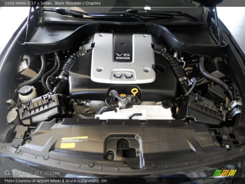 Black Obsidian / Graphite 2009 Infiniti G 37 x Sedan