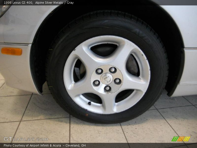 Alpine Silver Metalic / Gray 1998 Lexus GS 400