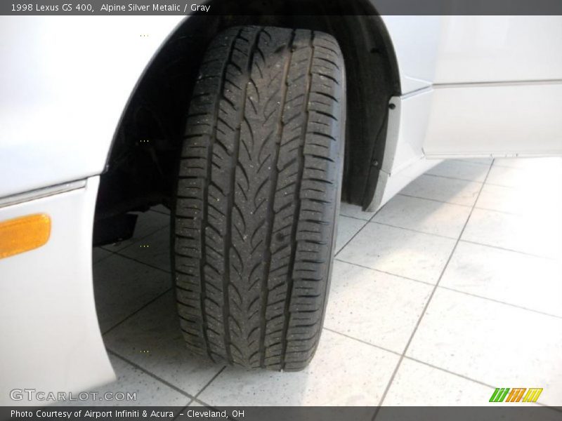 Alpine Silver Metalic / Gray 1998 Lexus GS 400