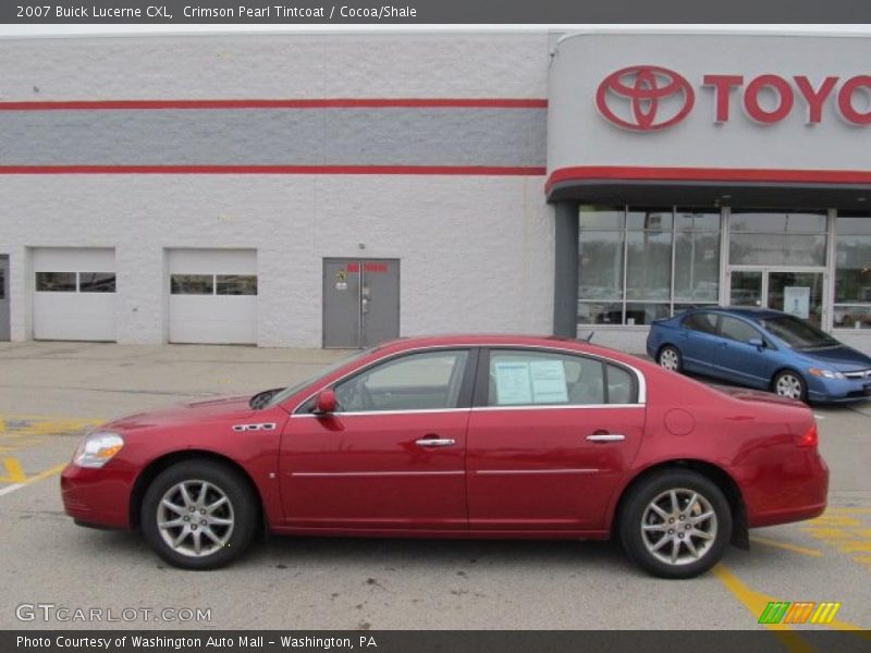 Crimson Pearl Tintcoat / Cocoa/Shale 2007 Buick Lucerne CXL