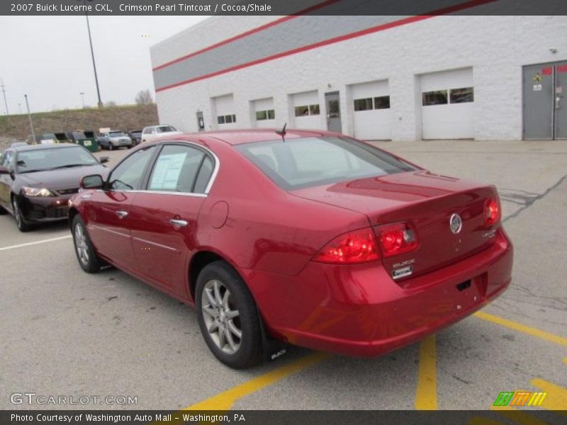 Crimson Pearl Tintcoat / Cocoa/Shale 2007 Buick Lucerne CXL