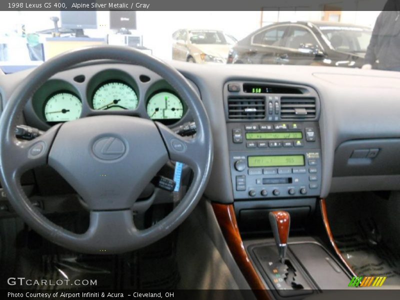 Alpine Silver Metalic / Gray 1998 Lexus GS 400
