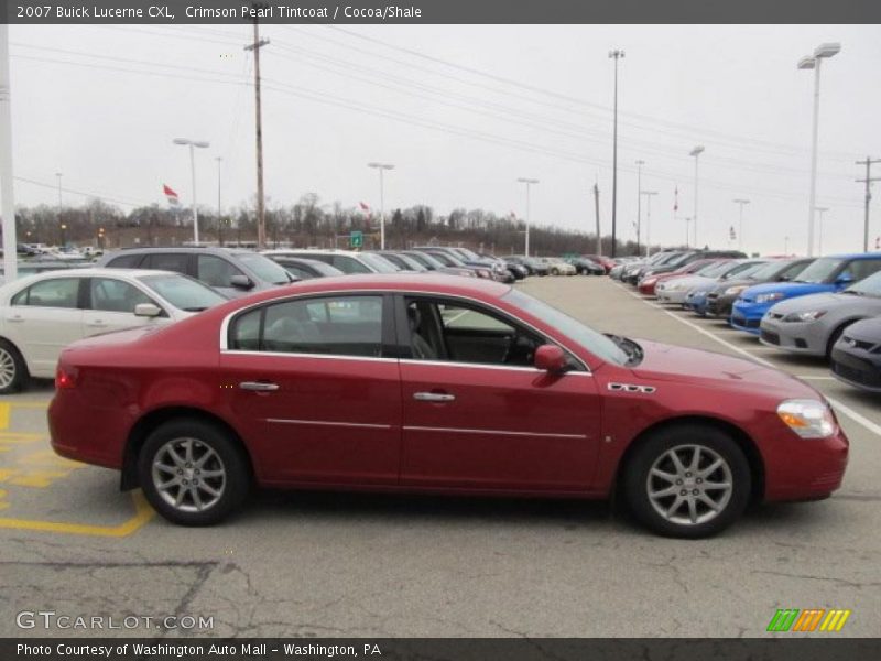 Crimson Pearl Tintcoat / Cocoa/Shale 2007 Buick Lucerne CXL