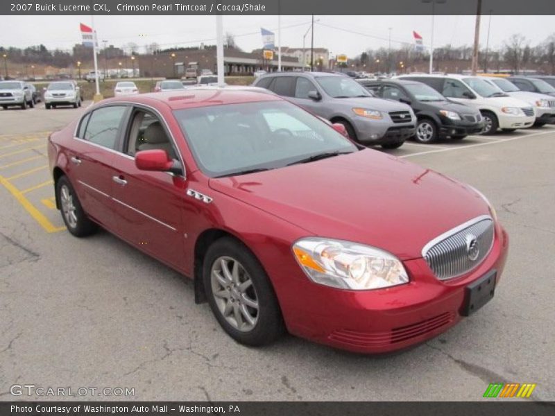 Crimson Pearl Tintcoat / Cocoa/Shale 2007 Buick Lucerne CXL