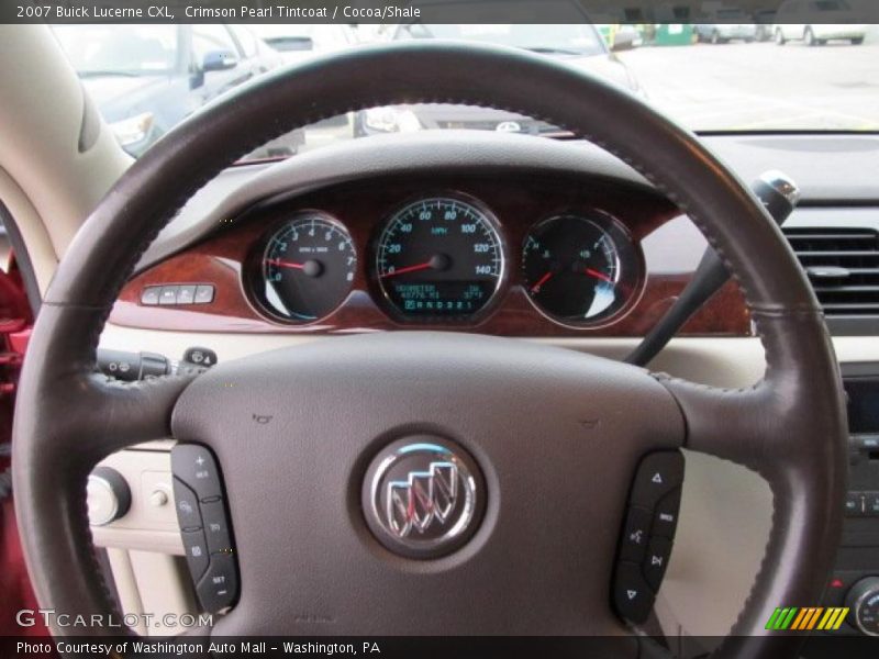 Crimson Pearl Tintcoat / Cocoa/Shale 2007 Buick Lucerne CXL
