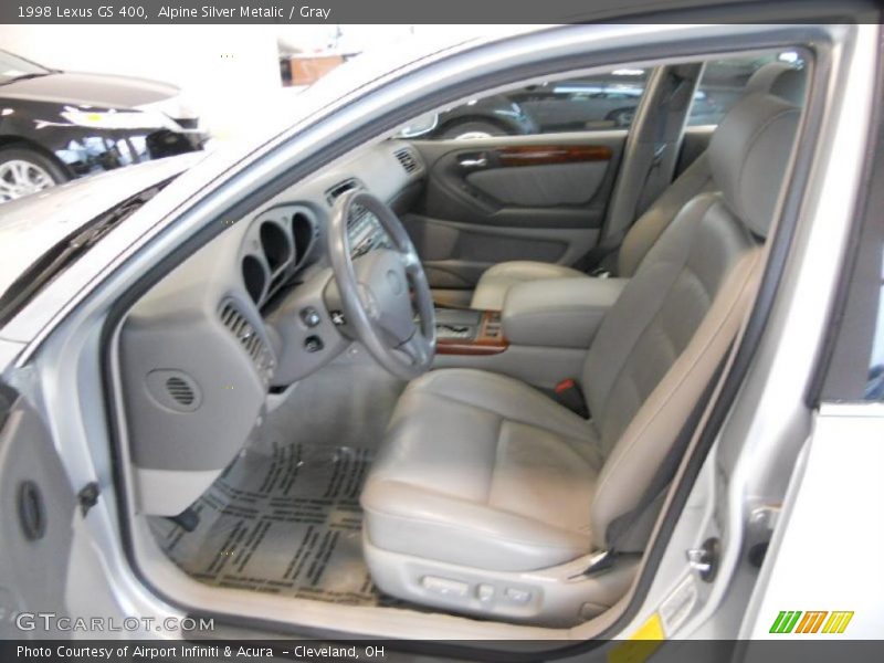 Alpine Silver Metalic / Gray 1998 Lexus GS 400