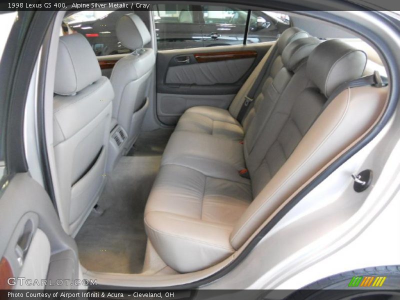 Alpine Silver Metalic / Gray 1998 Lexus GS 400